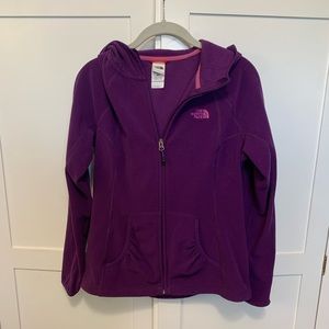 Purple Northface Hooded